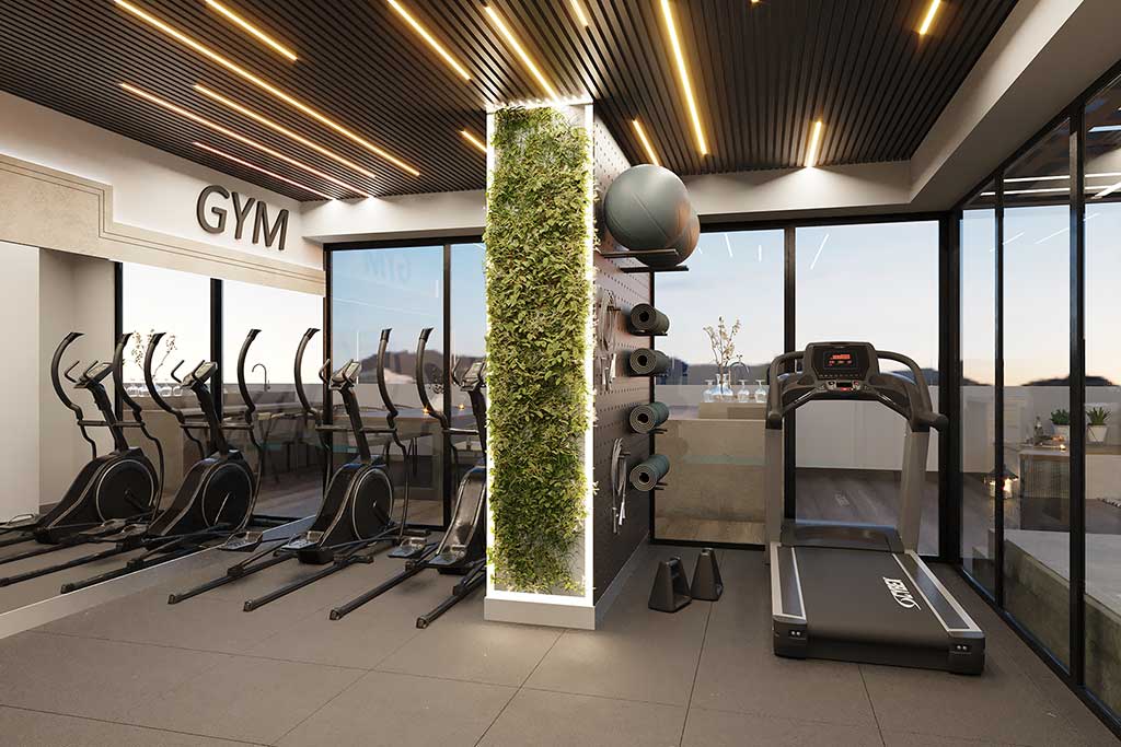 Gym - Renders 3D Interiores